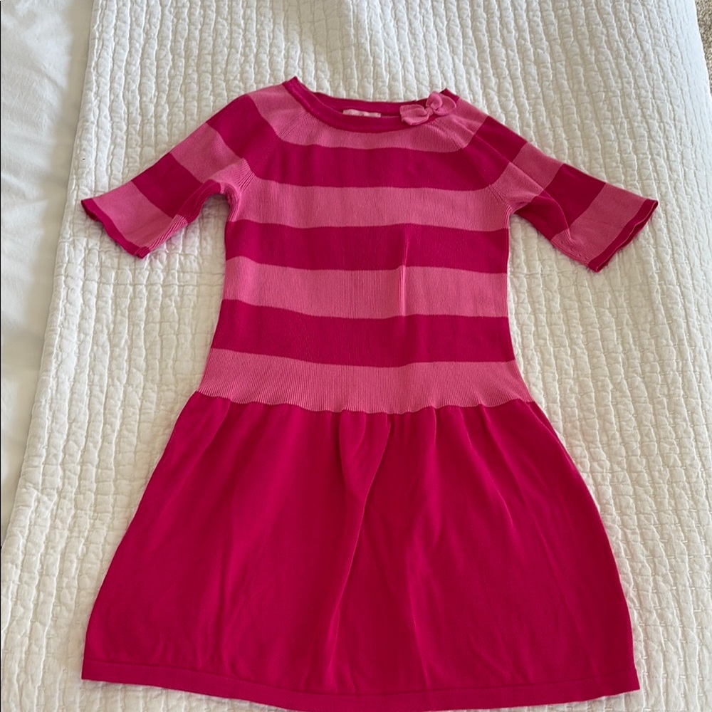 Lilly Pulitzer Sweater Dress pink stripes girls XL (12-14)